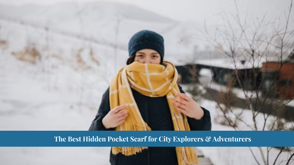 The Best Hidden Pocket Scarf for City Explorers & Adventurers