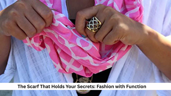 The Scarf That Holds Your Secrets: Fashion with Function