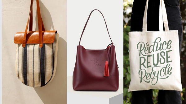 The Great Tote Debate: Canvas vs. Leather vs. Recycled Materials